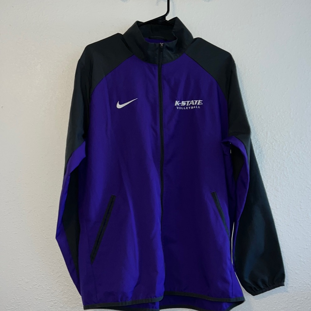 Kansas State University k-state Kstate volleyball Nike zip up jacket large